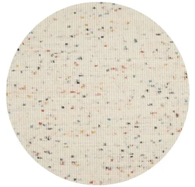 Productafbeelding van DÉJA Vloerkleed Bela 300cm Rond Wit Multi