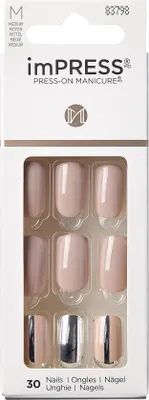 Produktbild von KISS imPRESS Press-On Manicure M (Cloudy) 30 ks