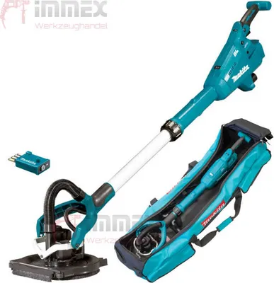 Produktbild von Makita DSL800ZU, Trockenbauschleifer, Schwarz, Blau, Bürstenlos, 1000 RPM, 1800 RPM, 75 dB