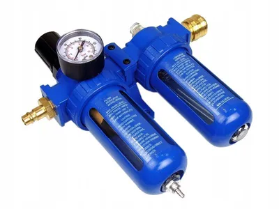 Obrázek produktu pro RIPPER Regulátor tlaku s odlučovačem vody, přimazávačem oleje a manometrem, 1/2" MAR-POL M80692