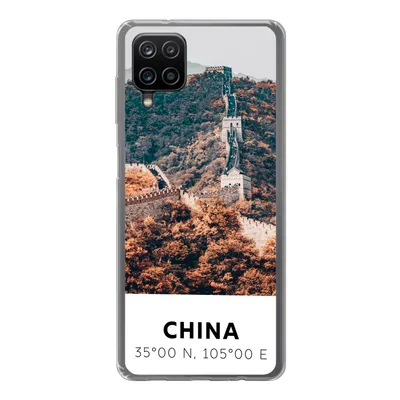 Produktbild von MuchoWow® Handyhülle Schutzhülle Hülle für Samsung Galaxy A12 China - Große Mauer - Herbst - Asien Silikon Softcase Handy Hülle - Bild