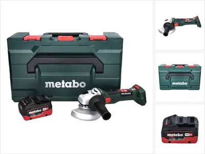 Produktbild von Metabo W 18 LT BL 11-125 Akku Winkelschleifer 18 V 125 mm Brushless + 1x Akku 5,5 Ah + metaBOX - ohne Ladegerät