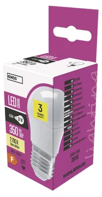 LED Lampe Classic Mini Globe / E27 / 4,1 W (32 W) / 350 lm / Warmweiß