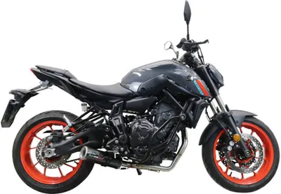 Obrázok produktu pre Kompletný výfukový systém GPR m3 s katalyzátorom schválený pre Yamaha Mt-07