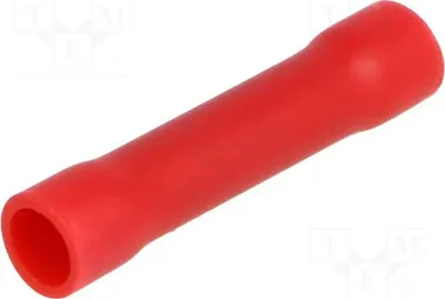 Productafbeelding van Kabelschoen: Aansluitklem; geïsoleerd; koper; isolatie: PVC BM 00160. Vetersluitklem en verbindingsstuk
