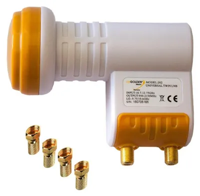 Obrázek produktu pro LNB konvertor GOLDEN-MEDIA Twin 202