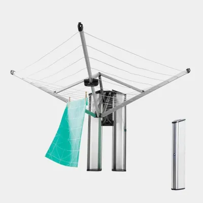 Produktbild von Brabantia 475924, Wall-mountable rack, Edelstahl, 1800 mm, 1820 mm, 1090 mm