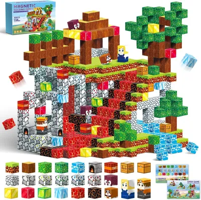 Image de Blocs de construction magnétiques, 150 pièces - Jouet de construction pour garçons et filles de 3 à 10 ans - Jouet éducatif STEM pour enfants