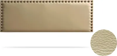 Immagine prodotto di Testiera imbottita MODENA in Pelle finta 130x55x8 cm