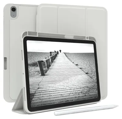 Produktbild von EAZY CASE Smartcase mit Stifthalter für Apple iPad Air 11 (2024) Hülle mit Stifthalterung, Tablet Cover aufstellbar 11 Zoll in Grau