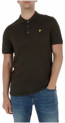 Zdjęcie produktu dla Brązowa koszulka polo z krótkim rękawem Lyle & Scott