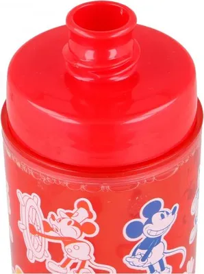 Produktbild von Kunststoff-Doppelschalenflasche mit Glitter MICKEY MOUSE, 370ml, 60121