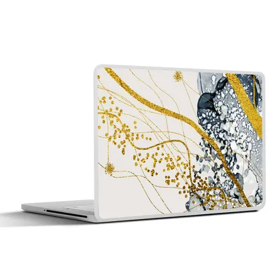 Obrázek produktu pro Nálepka na notebook - 10,1 palce - Abstraktní - Zlato - Příroda - Umění