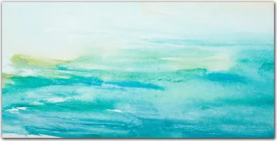 Produktbild von Coloray Küchenrückwand 100x50 Spritzschutz aus Glas - Meer Pastelle