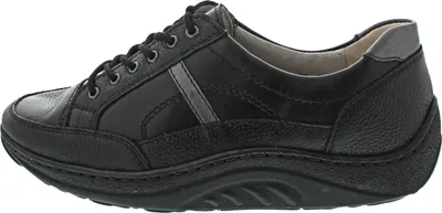 Produktbild von Waldläufer Helli Halbschuh Dynamic-Sohle, Pigalle Memphis, schwarz anthrazit, Weite H 502001-436-564 38
