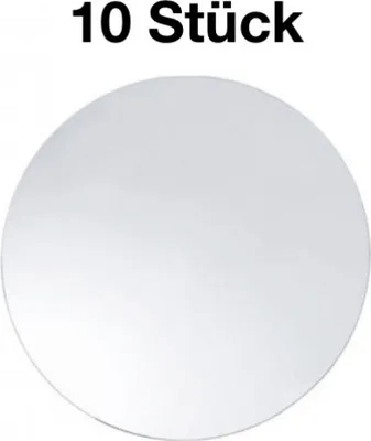 Produktbild von 10x Ersatzglas Rund Ø 60mm Dünnglas Scheibe Glasscheibe Rundglas