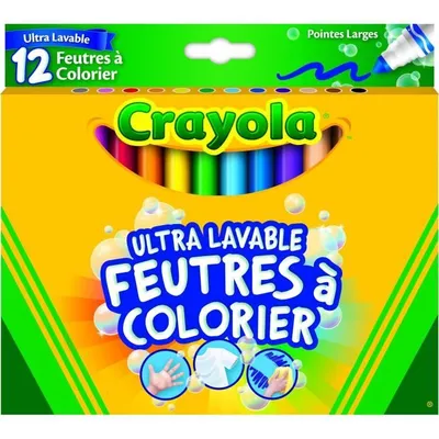 Image de CRAYOLA 12 Ultra Feutre de couleur lavable