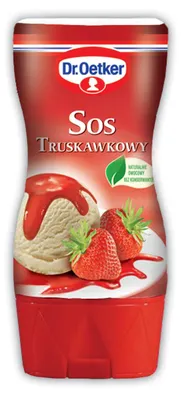 Obrázek produktu pro Dr. Oetker Jahodová omáčka na dezerty 200 g