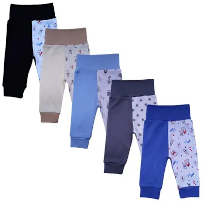 Produktbild von MEA BABY Unisex Baby Hose aus 100% Baumwolle im 5er Pack/Pumphose. Babyhose für