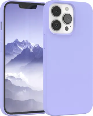 Produktbild von EAZY CASE Silikonhülle für Apple iPhone 13 Pro Silikon Backcover Schutz in Violett