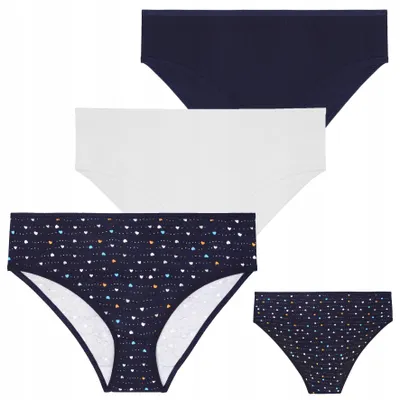 Produktbild von Damenunterwäsche - Baumwollslips Größe S - Damenslips 3 Stück - Bikinihöschen - fur Damen
