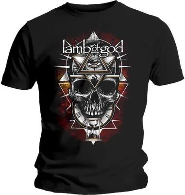 Produktbild von Lamb Of God All Seeing Red Black XL T-Shirt
