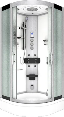 Produktbild von Duschkabine Dusche D46-60M1 Komplettdusche Fertigdusche 100x100 cm