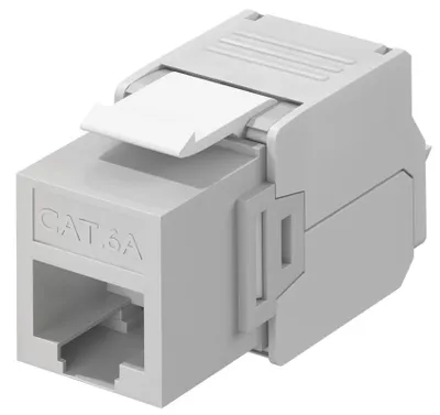 Obrázok produktu pre Goobay 90693, Plochý, Šedá, RJ-45, LSA, Samica, 22/26