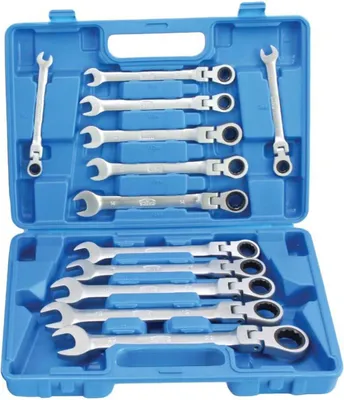 Produktbild von Satra Flachsteckschlüssel mit Ratsche 8-22Mm