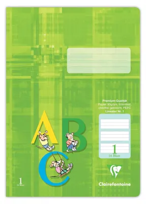 Produktbild von Clairefontaine Heft A4 Premium Lin. 1 gn 32Bl