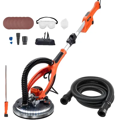 Produktbild von VEVOR Trockenbauschleifer 950 W, Deckenschleifer mit 255 mm Schleifteller, Langh