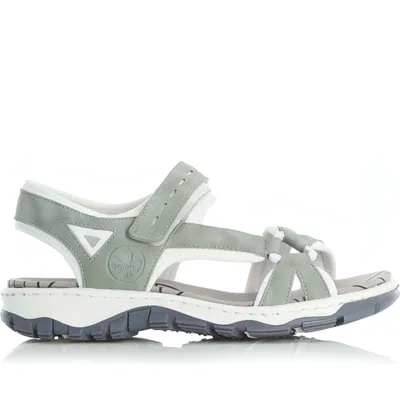 Produktbild von Rieker Damen Klassische Sandalen 68879-52 Farbe: Grün Größe: 37