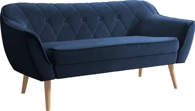 Produktbild von MIRJAN24 Sofa Skand 2, Polstersofa mit Wellenfeder, Holzfüße, Wohnzimmer Kollektion (Farbe: Kronos 09)