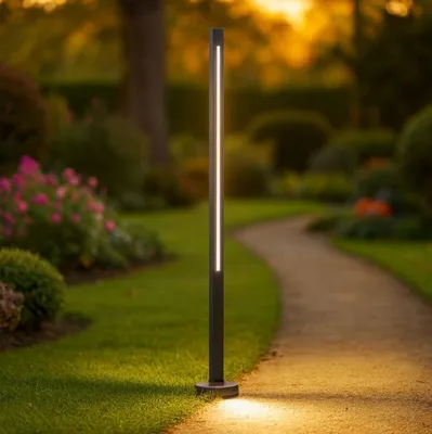Produktbild von Jedi Moderne Stehleuchte Metall Anthrazit Led 12W 3000K Warmes Licht