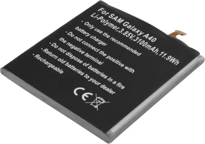 Obrázok produktu pre Avizar, náhradná batéria pre Galaxy A40 3,85 V 3100 mAh Li-Polymer, čierna