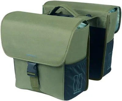 Produktbild von Basil GO MIK Doppelpacktasche - 32 Liter Gepäckträgertasche, 14x27x31 cm, dun...