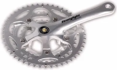 Produktbild von Stronglight Impact 3 Kurbelgarnitur Silber 170 mm / 48/38/28t Silber 170 mm