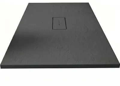 Produktbild von Mineralguss-Duschwanne extra flach VIC ANTHRAZIT 80x160 cm