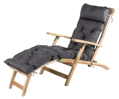 Obrázek produktu pro Omgoods – Polštář do lehátka – Šedý – 195 x 49 x 10 cm
