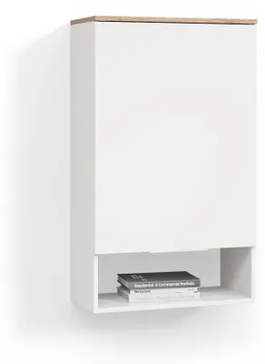 Produktbild von Hängeschrank Livinity Piave Weiß/Sonoma 60 x 100 cm mit Tür, Model 58982