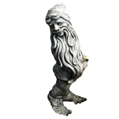 Produktbild von Schöner Zwerg mit Blume aus Steinguss Neu Frostfest Witterungsbeständig V-11504