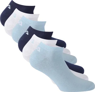 Produktbild von FILA Uni Sneaker Socken, 6er Pack - Invisible, kurze Socken, Logo (2x 3 Paar) Sky 39-42