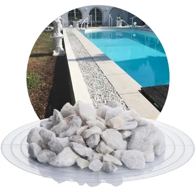 Produktbild von Schicker Mineral-Marmor Ziersplitt weiß 25 kg-16-32mm