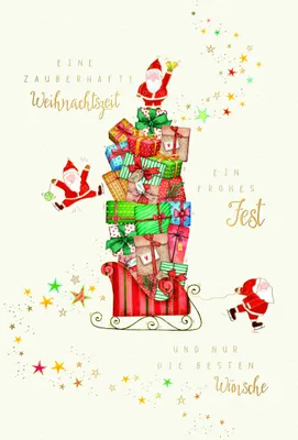 Produktbild von Weihnachten - Skorpion´s art - Glückwunschkarten im Format 11,5 x 17