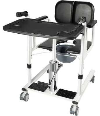 Produktbild von Transportrollstuhl - Rollstuhl - Rollator - Patientenlift & Pflegebadewanne - Hydraulisch - Duschstuhl