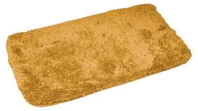 Image de Tapis de Bain 50 x 80 cm Softness Ocre - Microfibre