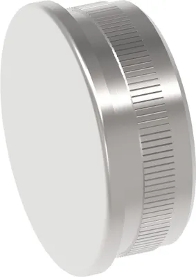 Produktbild von SELLON24 Edelstahl V2A Endkappe flach für Rohr 42,4 mm Rohrstopfen Abschlussdeckel Verschluss Stopfen Geländer  5732