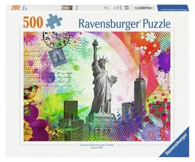 Image de Ravensburger New York Postcard puzzle, 500pcs.