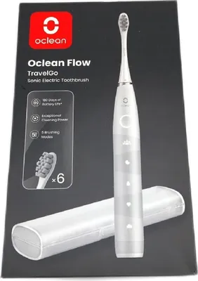 Image de Brosse à dents électrique Oclean TravelGo FlowSet : 180 jours d'autonomie, puissance sonique, nettoyage ultime