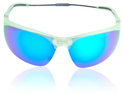 Image de Lunettes de sport avec aimants et protection UV400, de couleur vert fluo